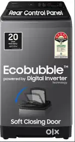 Samsung 9 kg 5 star, Ecobubble, Wi-Fi, Digital Inverter, Fully Automat