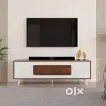 BLUEWUD Mayrone TV Entertainment Unit & Books Décor Display Unit Upto