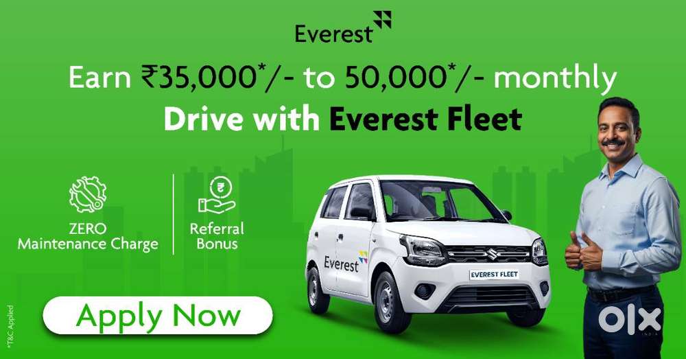 Uber Driver Wanted: Drive EVs with Everest Fleet in Kolkata