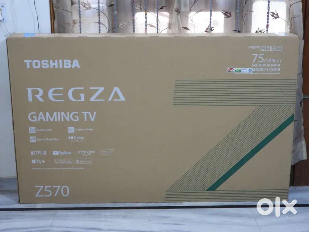 Toshiba 75 inches Qled Gaming TV New Box Pack
