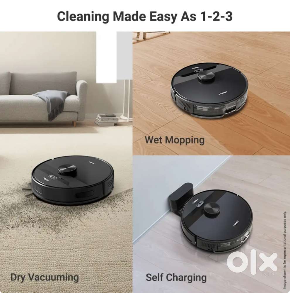 Forbes SmartClean Nuo Robotic Vacuum5000PaSuctionLiDAR3.0Vacuum+Mop