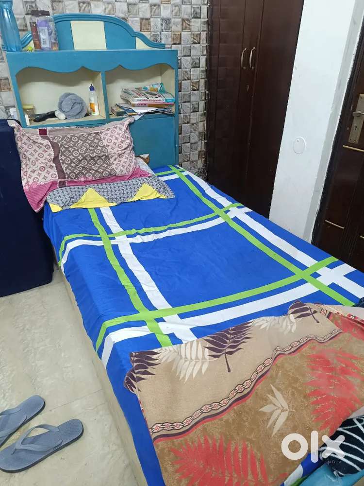 Double bed with storage