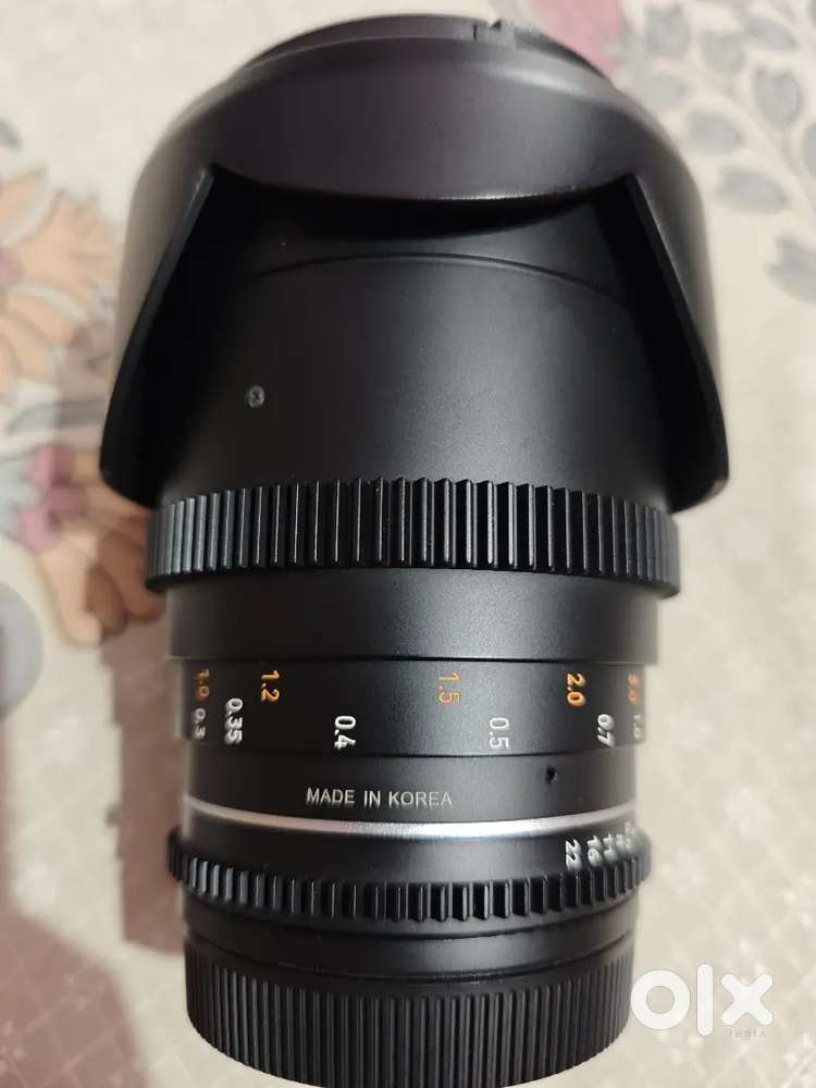 Samyang ef 35mm cinema lens for canon