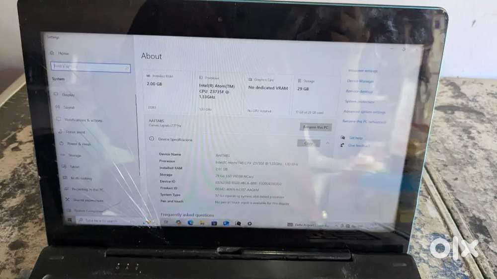 CANVAS CHROMAX LAPTAP LT777W