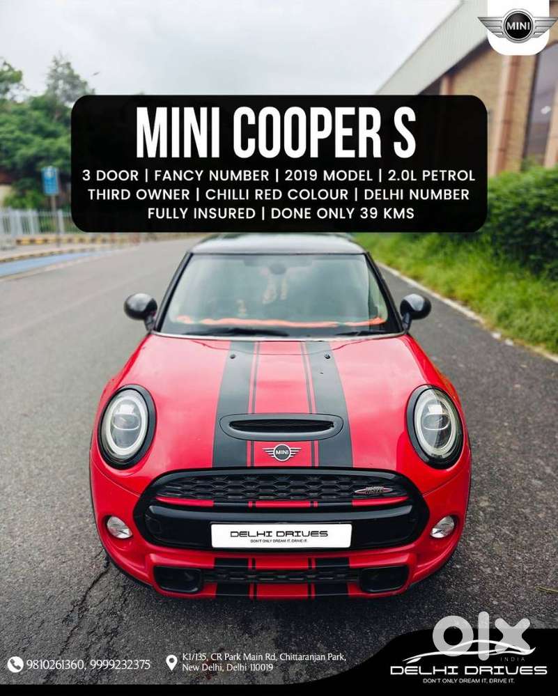 Mini Cooper S 3-Door, 2019, Petrol
