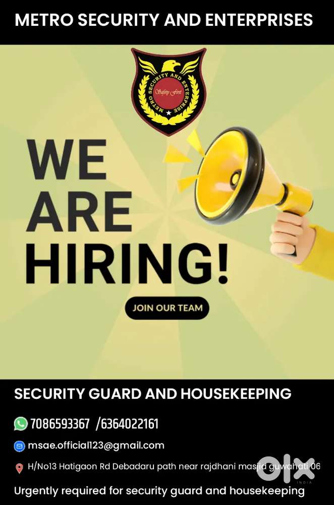 Security guard and housekeeping