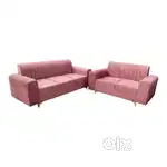 Pink colour sofa.id248