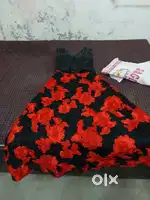 Gown Red roses