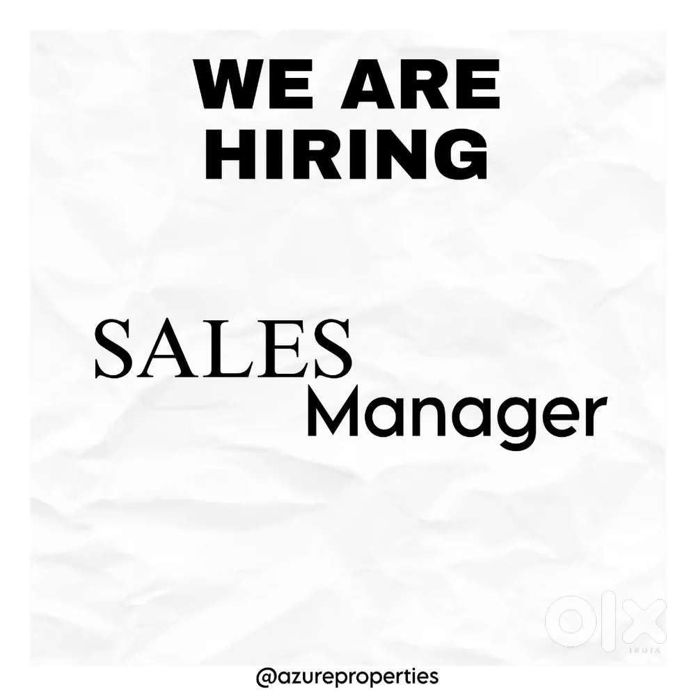 HIRING SALES MANAGER