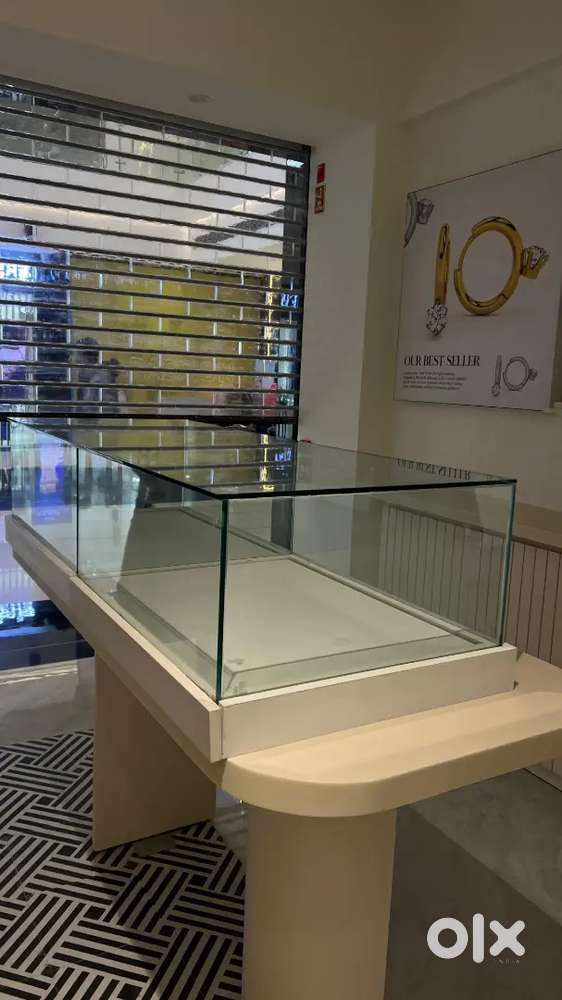 Glass slide display table/ Counter