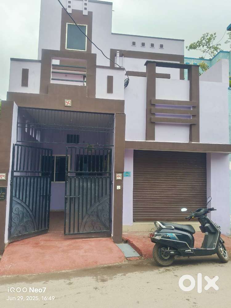 Semi comercial 3bhk house with a shop