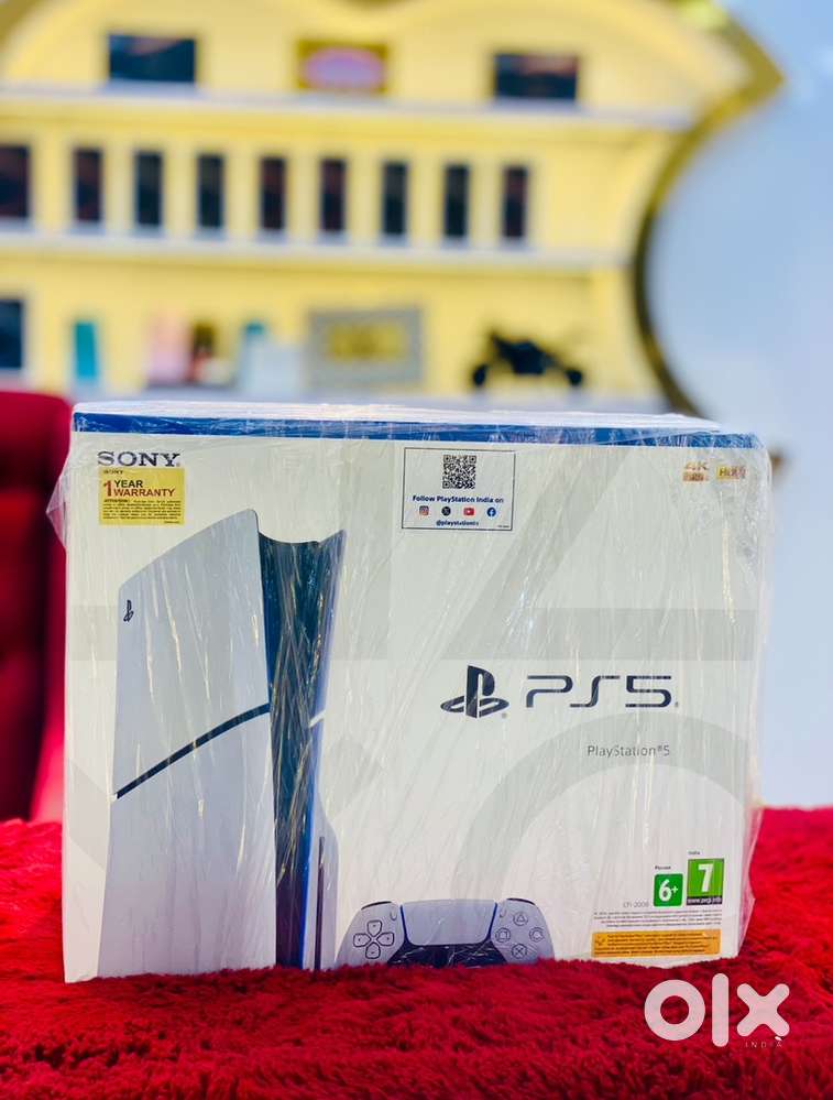 PS5 SLIM EDITION 1TB DISK SEALED WITH 1 YEAR WARRANTY