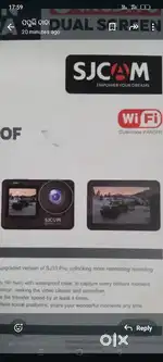 4k Camera wi fi Dual screen