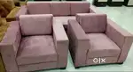 New sofa set 8499, L shape sofa 17400/- Emi option also