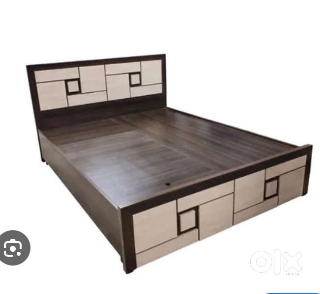 Bed ki sale buying new double bed with box -6490/-