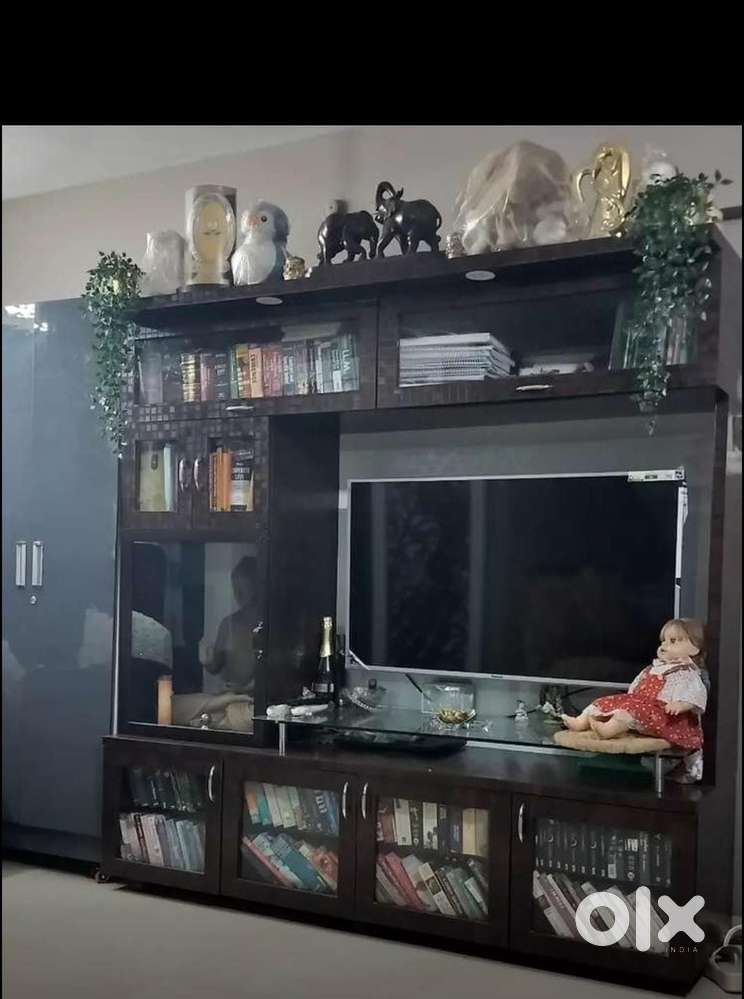 Tv unit & Library cupboard