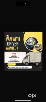 Need covered van with driver