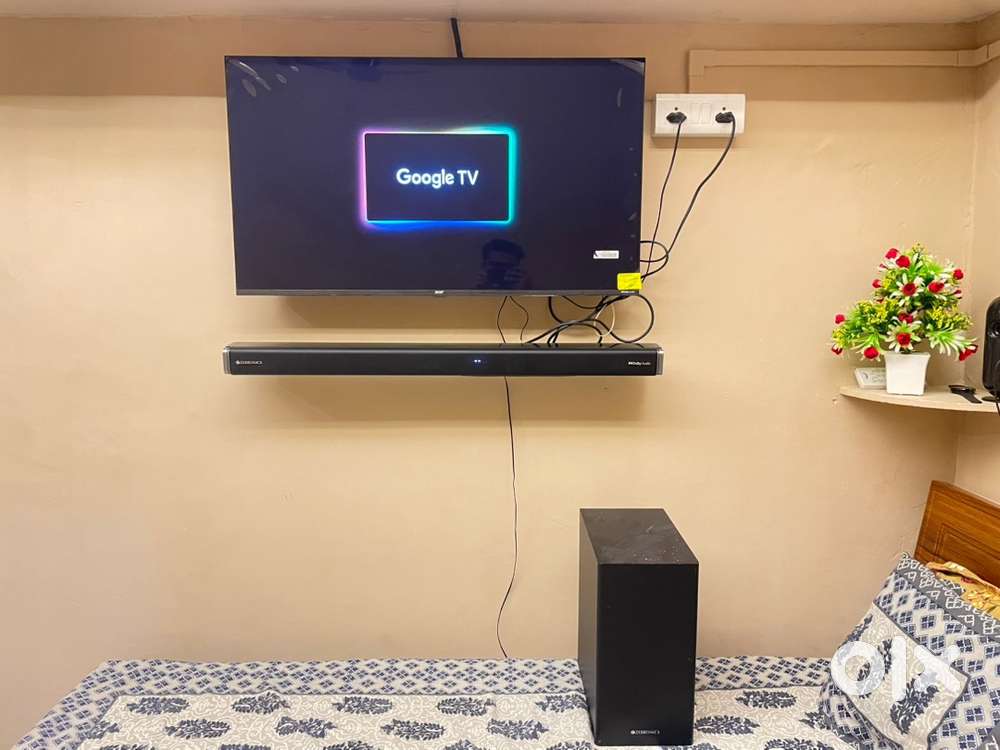 Acer 43” google tv & zebrasonic 5.1 surround sound system