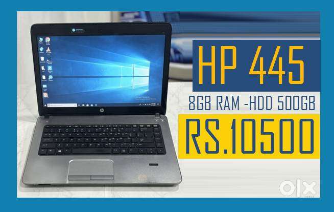 HP AMD 455 BRANDED LAPTOP  8GB RAM  WARRANTY