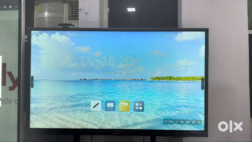 Interactive flat panel