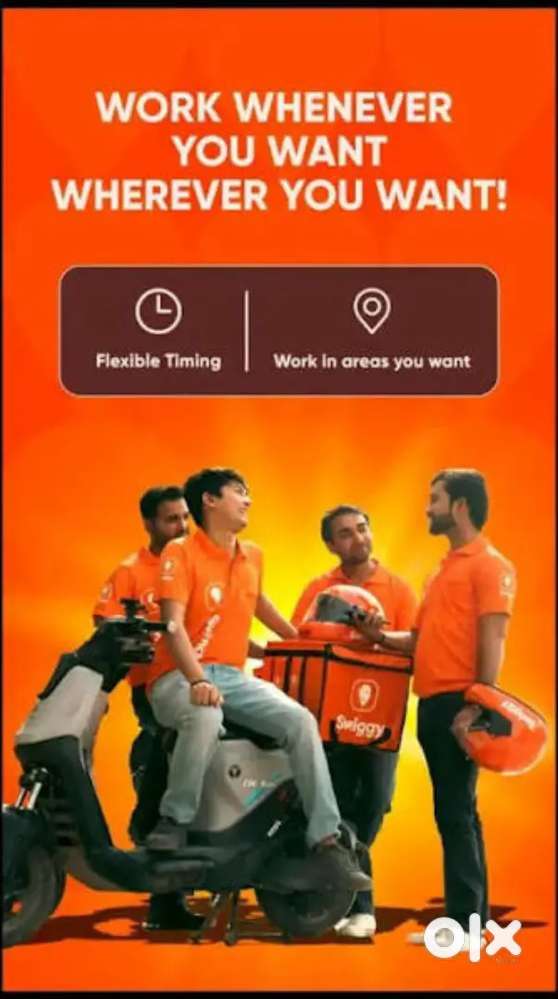 Tiruppur free joining swiggy food delivery job