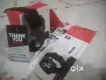 Boat wave beat smartwatch black