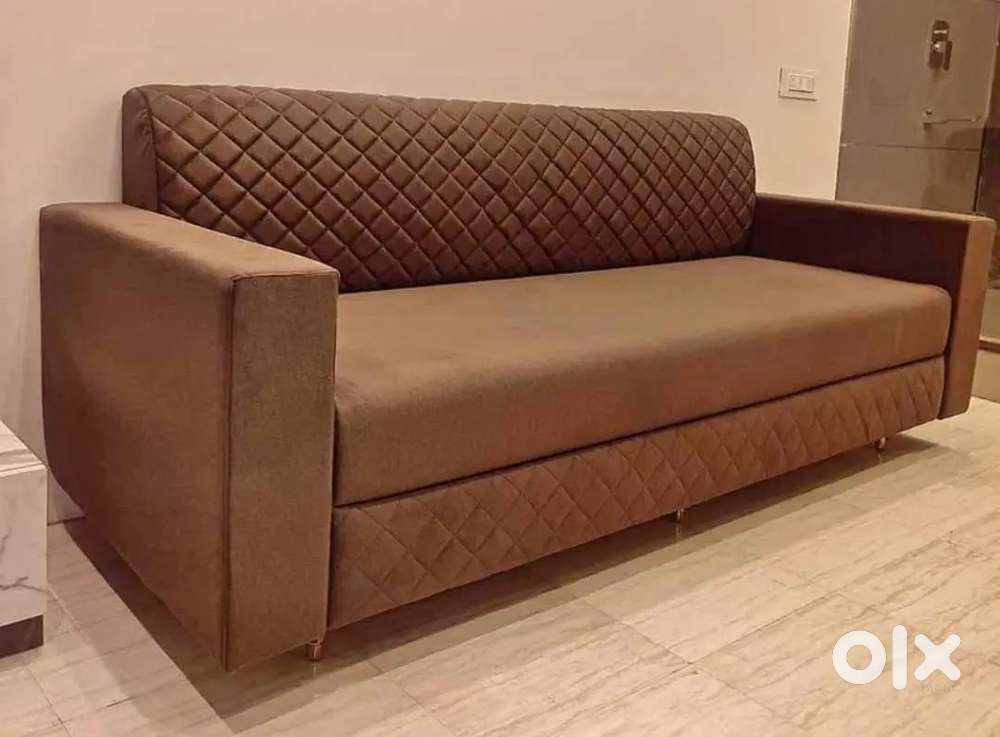 3 seater brown colour