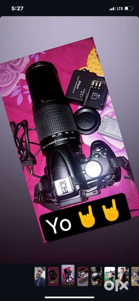 Nikon camera dslr 5000d All accessories