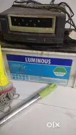Inverter with battery