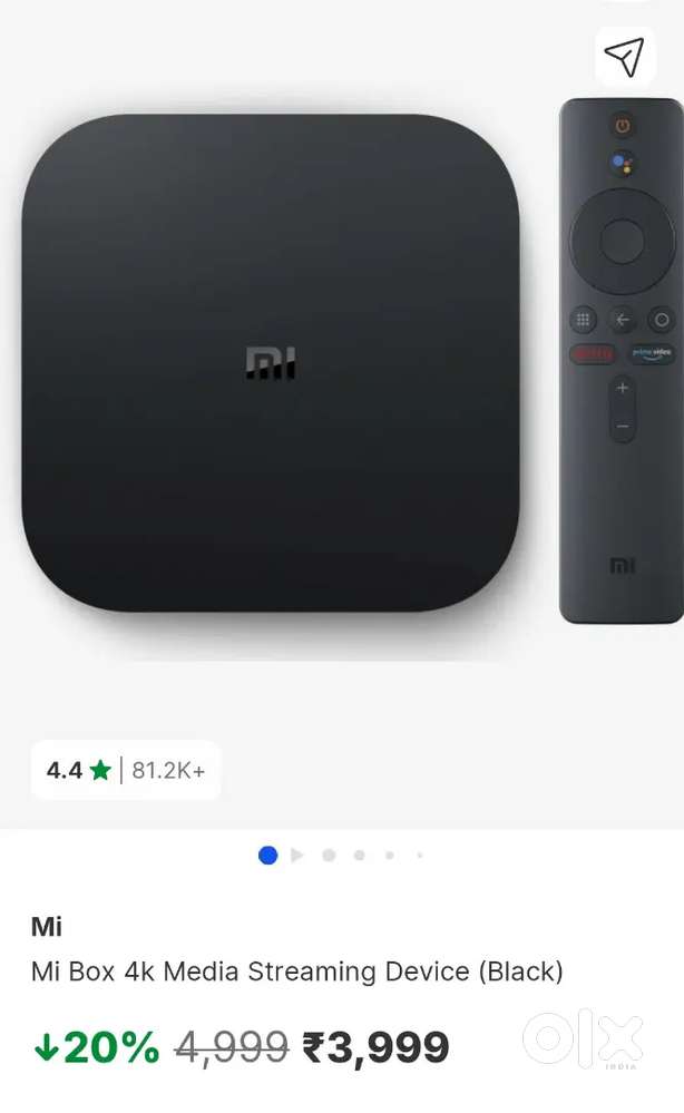 Mi Box 4k certified Android/google tv Box for sell
