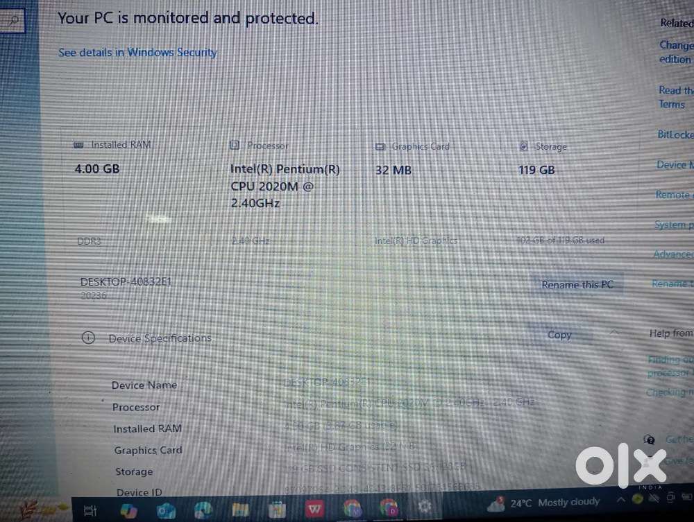 Laptop 100 % working condition