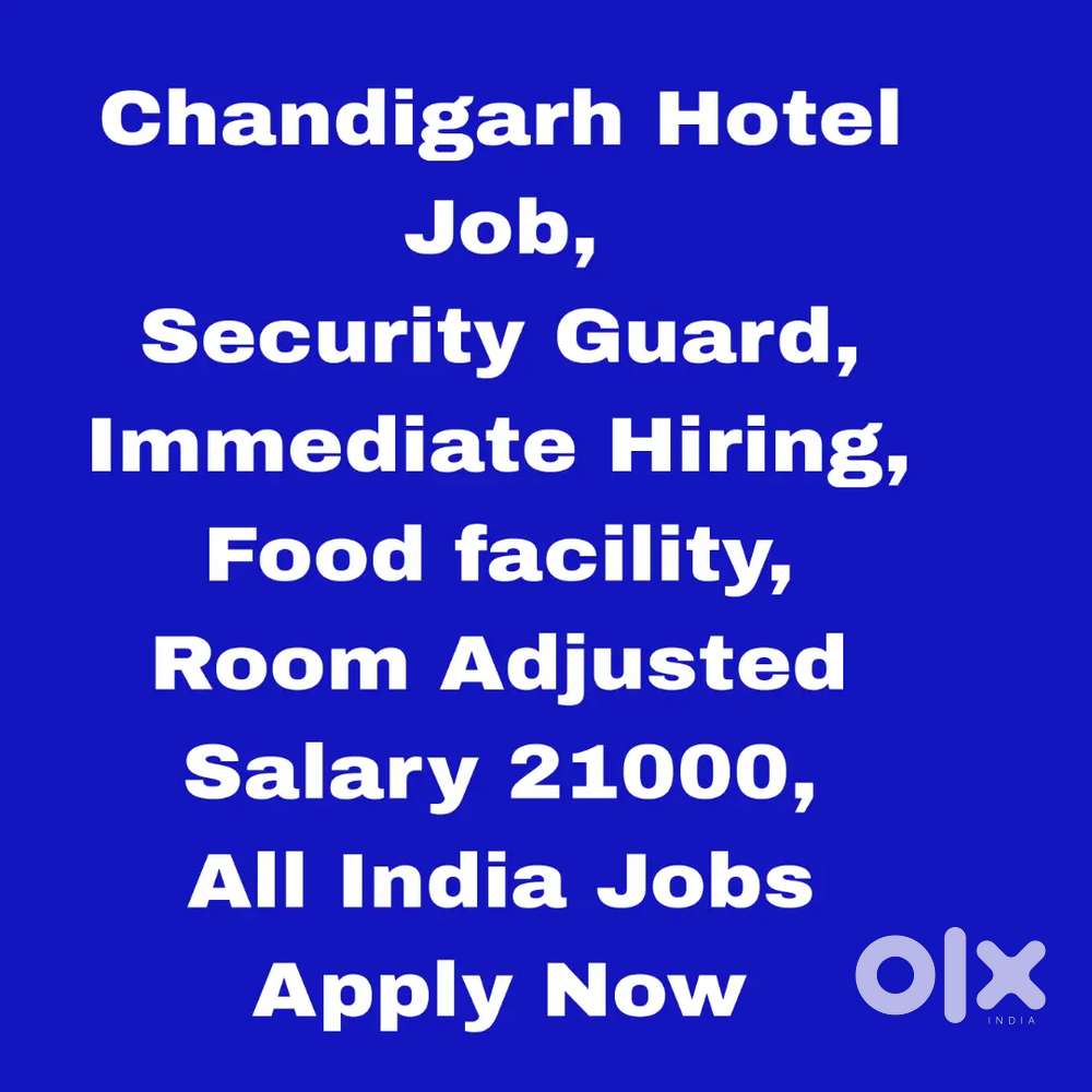 Urgent Joining Security Jobs Chandigarh