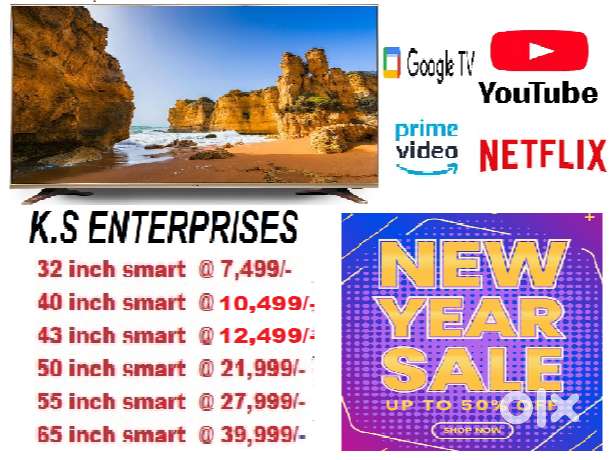 WINTER SALE 50 INCH GOOGLE TV,4K UHD,VOICE COMMAND @21,999/- ONLY