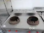 Used restaurant commercial kitchen equipment counter table rack chula