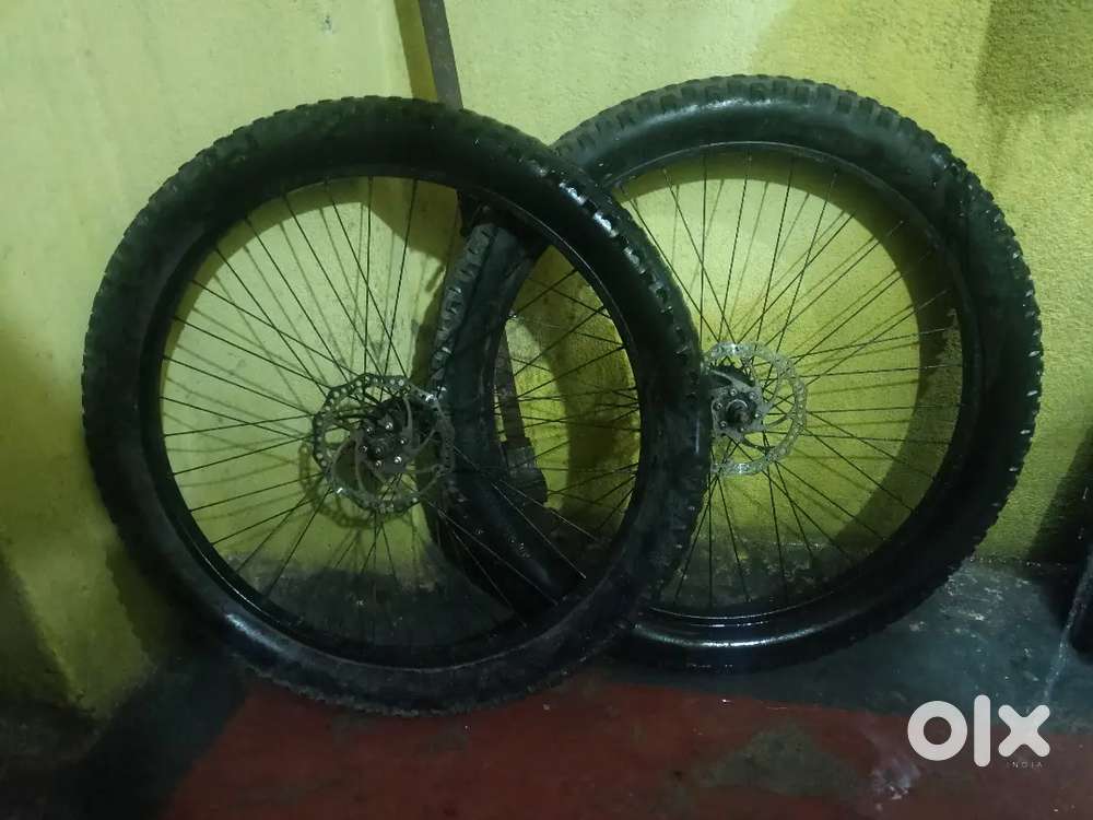 By cycle tyres