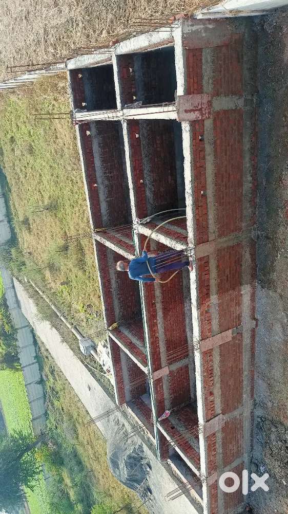 Plot with foundation for sale