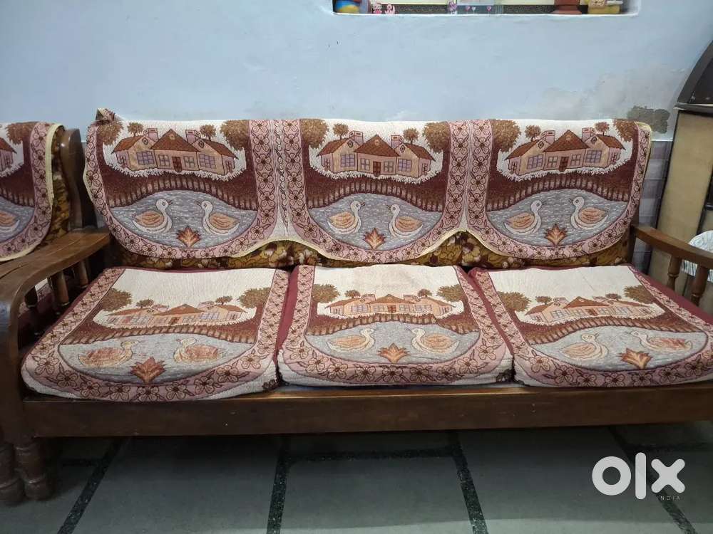 Wooden sofa