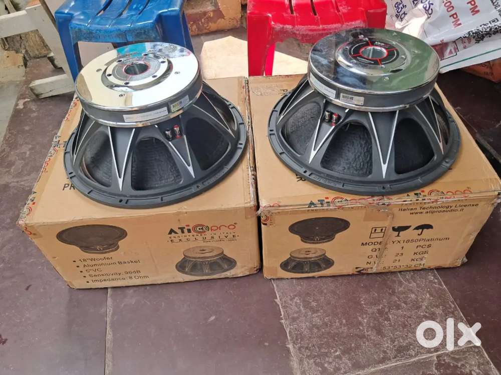 18 inch 2000w dj speakers