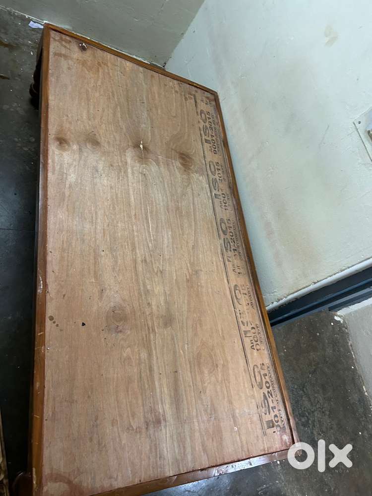 Single bed with mattress 3x6 foot material solid wood