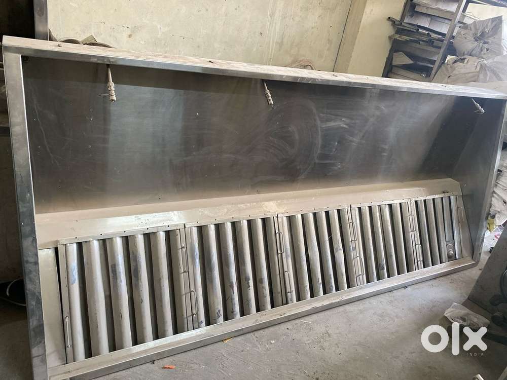 Commercial kitchen Exhaust hood chimney ss hood with filter