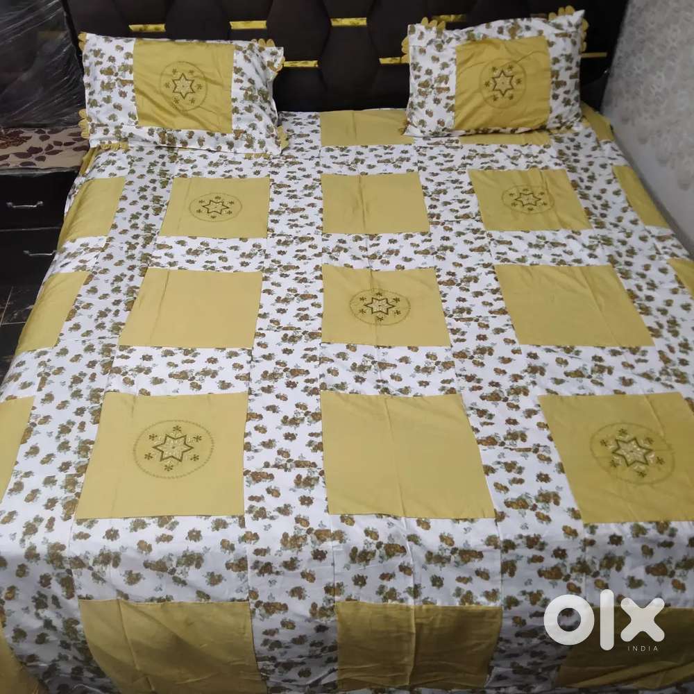 New collection is waiting for you pure cotton badsheet or embroidery
