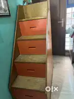 Kids Cabinet with Steps and drawer.  Office Chair