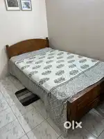 Solid Wood Double Bed