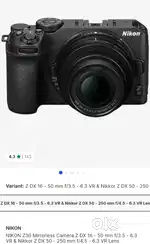 Nikon z30 dslr mirrorless