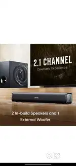 Mivi Fort H120 Soundbar, 120 Watts, 2.1 Channel, , BT v5.1 120 W