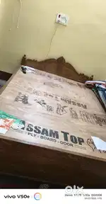 Wooden bed