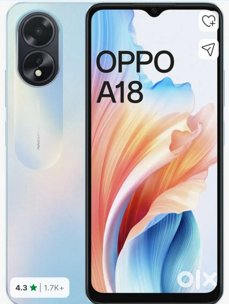 Oppo a18 full original bil box charger 4 .64 4g
