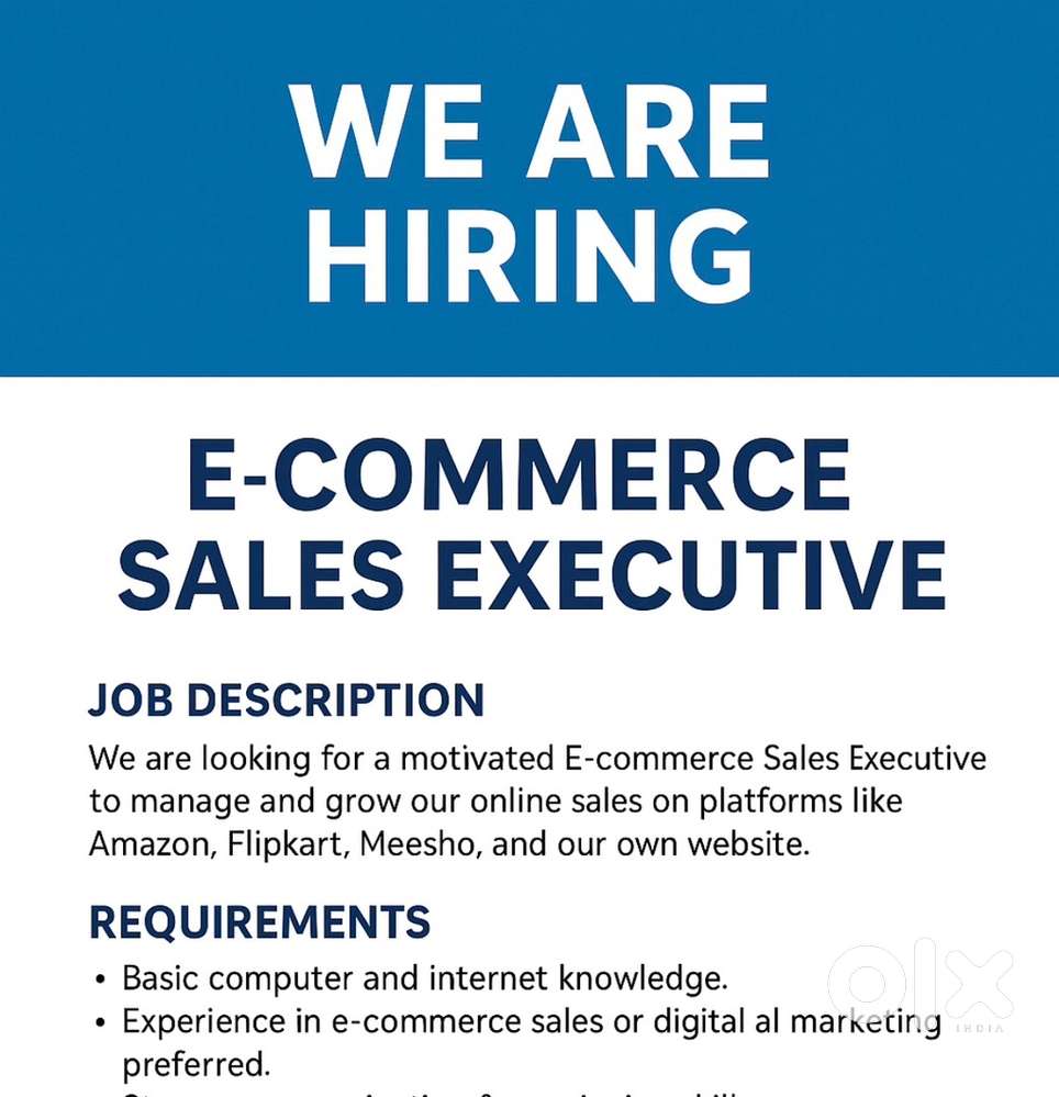 E commerce sales executive