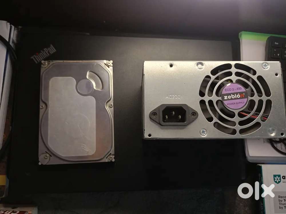 500 GB HARD DISK WITH POWER SUPPLY SMPS 230V
