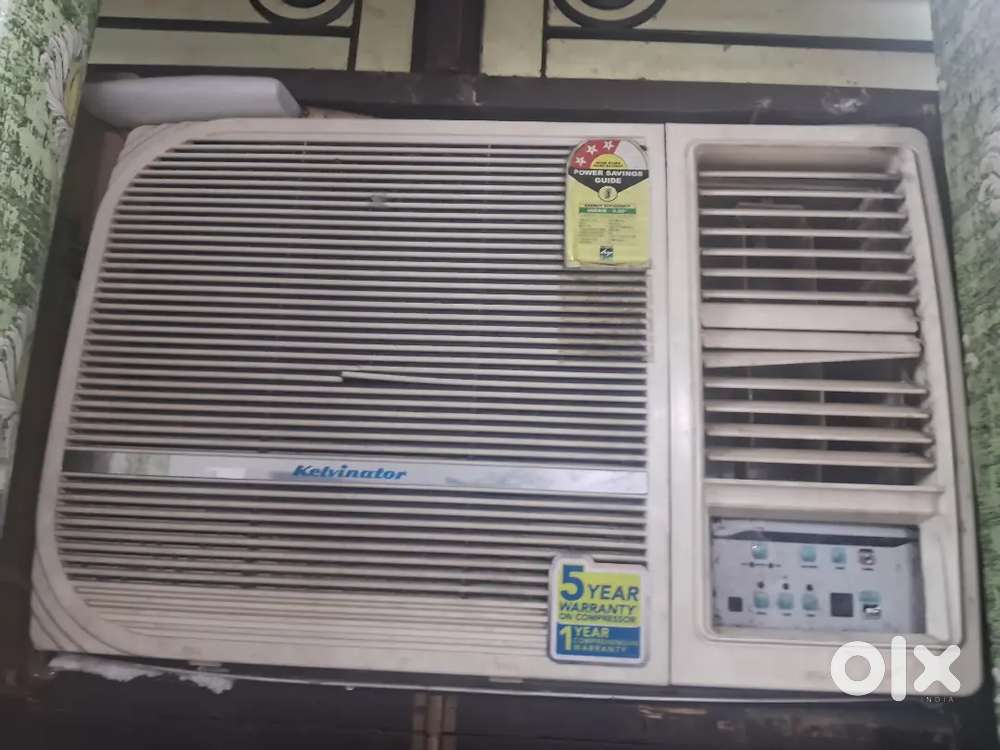 Kelvinator window ac 1.5 ton 1.5 years old good working